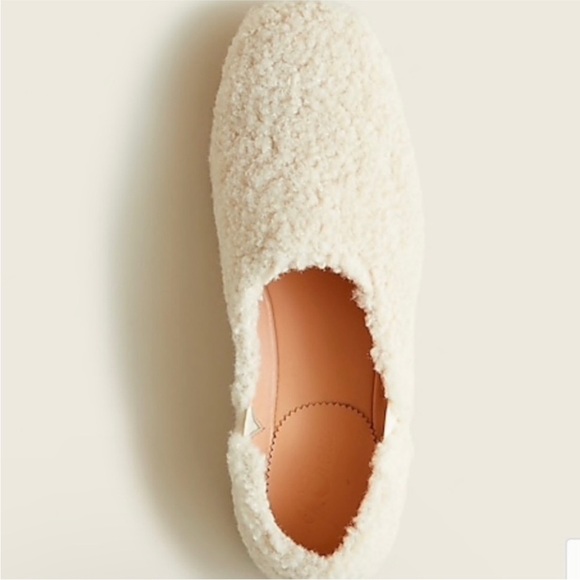 Jcrew Sherpa flats NEW - Picture 3 of 6
